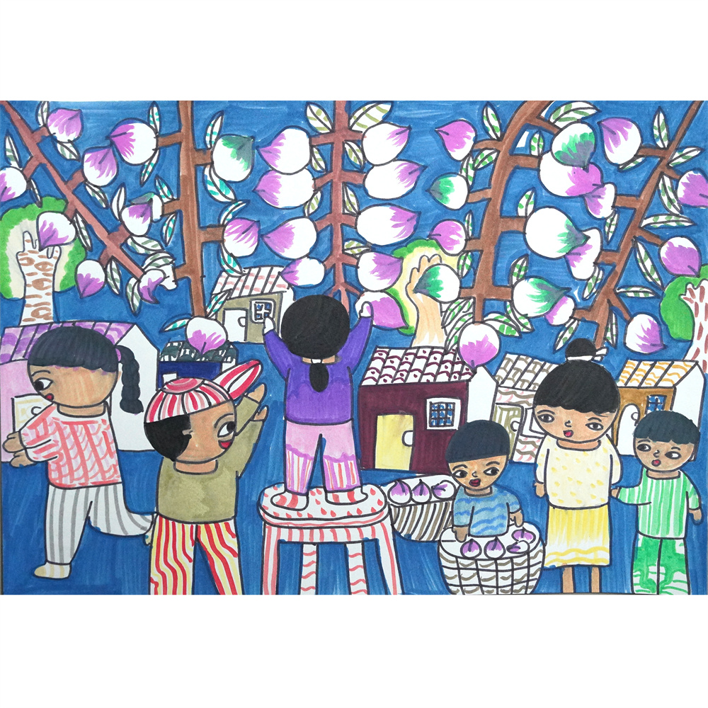 《丰收的水果园》