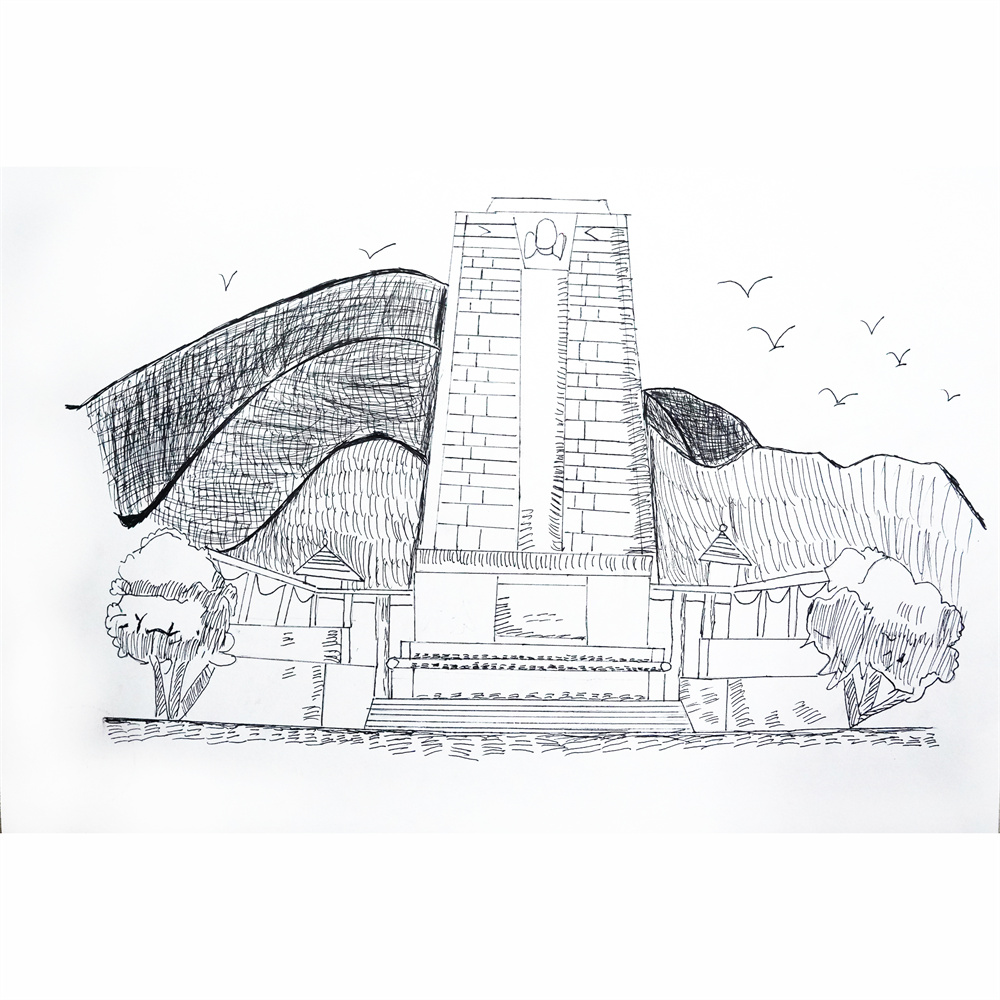 《巍巍淮塔 永续英魂》