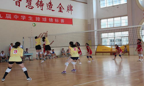 棠张中学女排勇夺2012年江苏省第十九届中学生排球锦标赛冠军